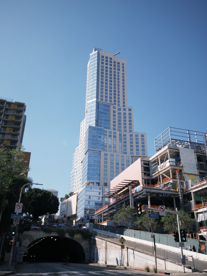 Above the Second Street Tunnel